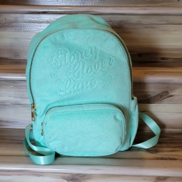 Stoney Clover Lane x Target Teal Terrycloth Backpack - Picture 5 of 5